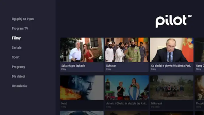 Pilot WP - telewizja online android App screenshot 1