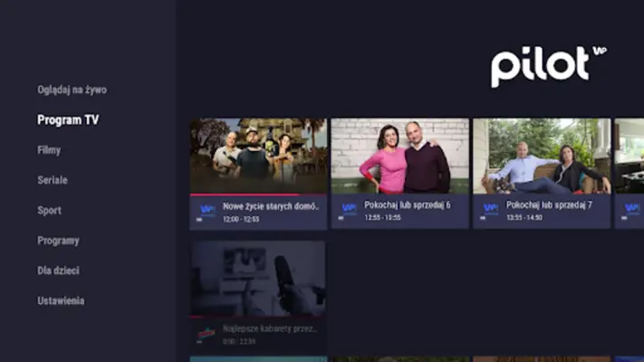 Pilot WP - telewizja online android App screenshot 2